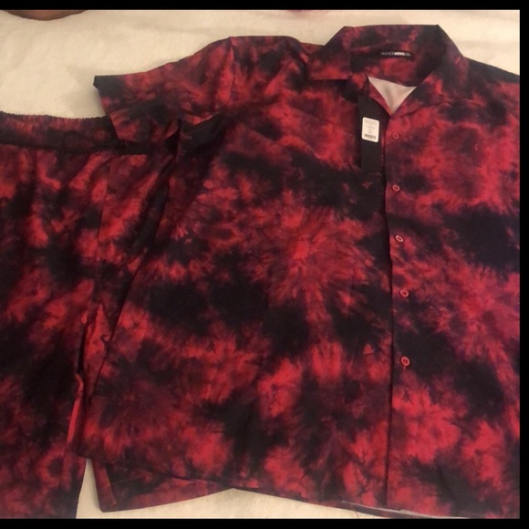 Fashion Nova Other - NWOT/ NWT 🥳 Fashion Nova Men Tye Short Set